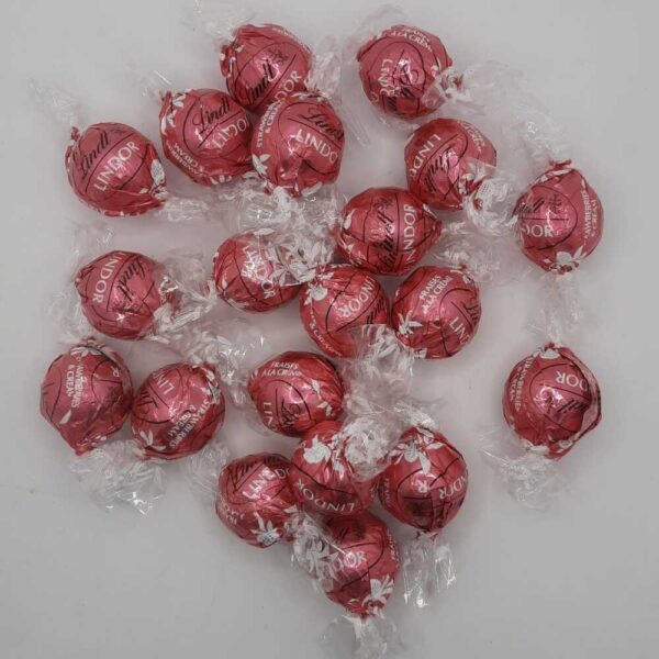 Lindt Boules Lindor Fragola e Crema 200 gr